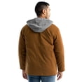 thumbnail image 4 of Wrangler Workwear Men's Quilted Lined Work Shirt Jacket with Hood, Size S-5XL (Men's and Big Men's), 4 of 11