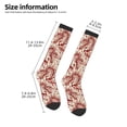 thumbnail image 3 of Bingfone Compression Socks for Women and Men Long Socks for Running Athletic Cycling Nurse-Dragons1, 3 of 8