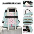 thumbnail image 4 of JIALIOU Mini Backpack Purse for Women Quilted Casual Daypack Small Travel Shoulder Bag, Starry Christmas Tree, 4 of 7