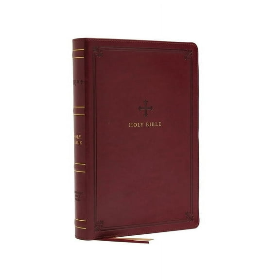Nrsv, Catholic Bible, Standard Large Print, Leathersoft, Red, Comfort Print: Holy Bible, (Hardcover)