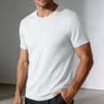 thumbnail image 7 of Luvrsol T-Shirts for Man Solid Crew Neck Basic Athletic Tee Moisture Wicking Workout Training Tops XS-3XL, 7 of 7