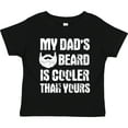 thumbnail image 3 of Inktastic My Dad's Beard is Cooler Than Yours in White Boys Toddler T-Shirt, 3 of 5