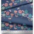 thumbnail image 3 of Soimoi Georgette Viscose Fabric Floral,Tree & Owl Kids Printed Fabric 1 Yard 42 Inch Wide, 3 of 3
