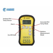 C555 Handheld Concrete Moisture Meter Kit with Backlight