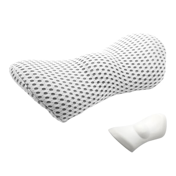 Memory Foam Back Support Pillow Cushions for Lower Back Relief in Office or Car