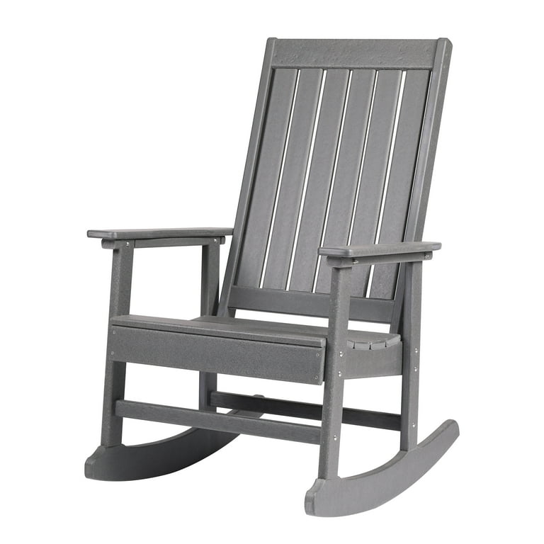 Tec wood slat rocking chair deals