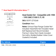 thumbnail image 2 of Head Gasket Set - Compatible with 1988 - 1995 GMC C1500 5.7L V8 1989 1990 1991 1992 1993 1994, 2 of 2