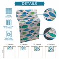 thumbnail image 6 of Pink Fishes Table Runner 90 Inches, Cartoon Coastal Ocean Fish Striped Bed Runner Dresser Scarves Tabletop for Indoor Outdoor Parties/Ceremony/Banquet, 13" x 90", 6 of 9