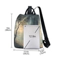 thumbnail image 3 of FORMRS Women's Travel Backpack Purse Anti-Theft Hidden Pockets Casual Shoulder Bag, Retro Forest, 3 of 7