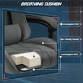 thumbnail image 5 of Homall Gaming Chair Fabric Computer Chair Massage Game Chair Cloth Office Chair with Headrest, Lumbar Support & Footrest,Gray, 5 of 7