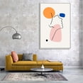 thumbnail image 3 of IDEA4WALL Framed Canvas Wall Art Minimalist Abstract Theme Painting Prints for Modern Home Decoration Ready to Hang, 3 of 4