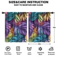 thumbnail image 2 of Blackout Kids Curtains,Colorful Leaf Pattern Childrens Insulated Curtains Set Of 2,Bedroom Essentials,Toddler Room Decor 42"x54", 2 of 5