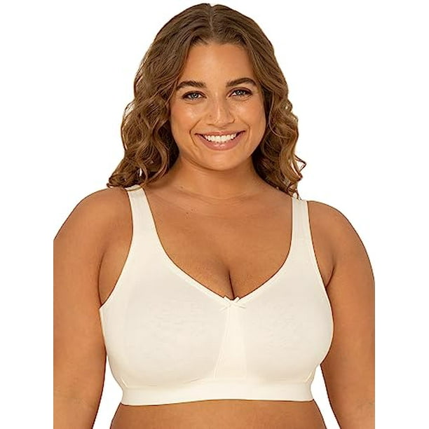 Buy Fruit of the Loom Women's Lightly Lined Wire-Free Bra, White