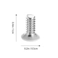thumbnail image 2 of 200 Pcs Blanc Mur Plaque Vis Interrupteur Couvre Vis Vis de Sortie Vis Pièces, 2 of 7