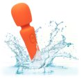 thumbnail image 4 of CalExotics Stella Liquid Silicone Mini Personal Massage Wand, Orange, 4 of 9