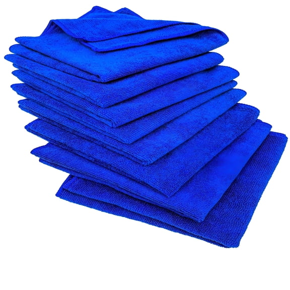 ACDANC Microfiber Towels For Cars Car Drying Wash Detailing Polishing Cloth Dryer Towel Auto Professional Thick Rag 8 Pack Blue