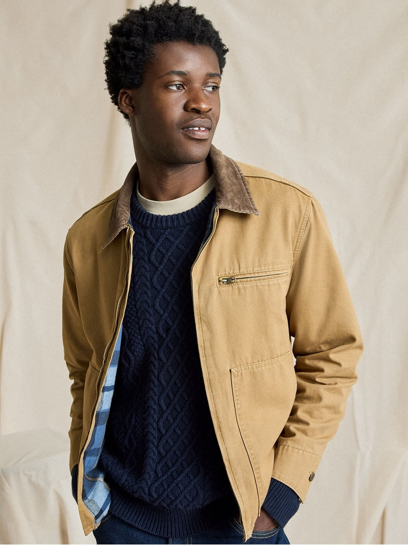 LEVI STRAUSS & CO. ベージュ ワークジャケット S Levi Strauss Signature Men's and Big and Tall Heritage Lined Work