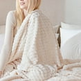 thumbnail image 3 of Hearth & Gear Rabbit Sleeping Blanket Flannel Milk Velvet Cover Blanket Adult Rabbit Blanket Sofa Bed Soft And Warm Blanket Big Blanket for Adults Blanket Big Blankets Twin Full Size Lightweight, 3 of 3