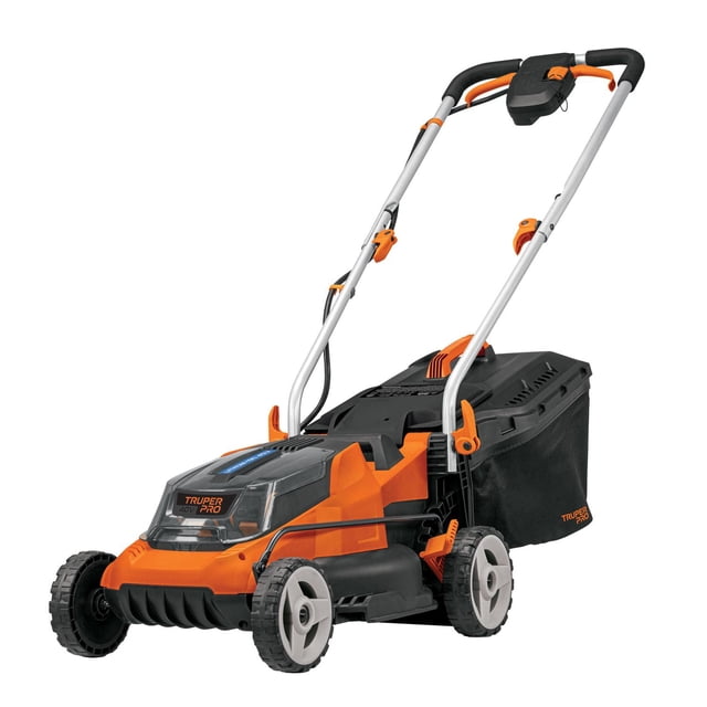 Podadora inalámbrica TRUPER 40V 2 baterías 4Ah 1 carg.dual PRO naranja