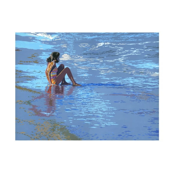 Canvas Wall Art - John Morrow 'Beyond Horizons' Wall Art for Living Room, Bedroom, or Office Décor by Trademark Fine Art - 19 x 14 Inches