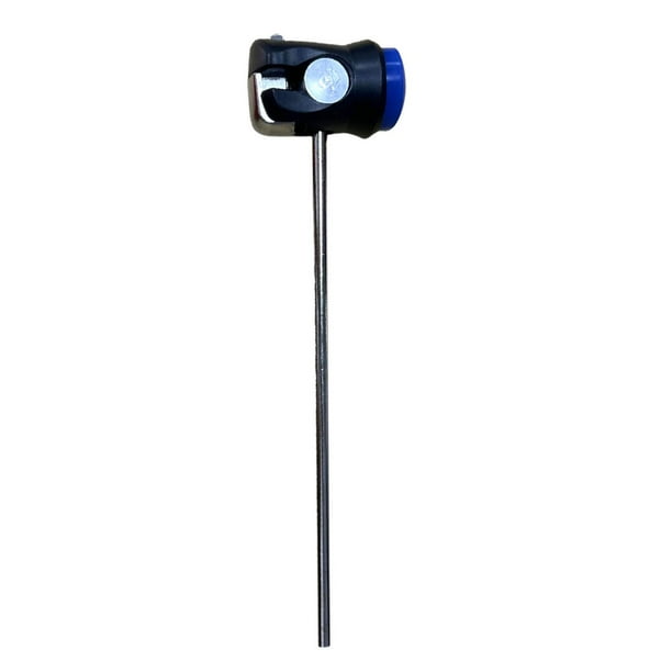 Mazo de pedal para bombo, parches de goma redondos, mazo de pedal para bombo para bajo Azul
