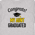 thumbnail image 4 of Inktastic Congrats My Aunt Graduated with Cap Boys or Girls Long Sleeve Toddler T-Shirt, 4 of 5