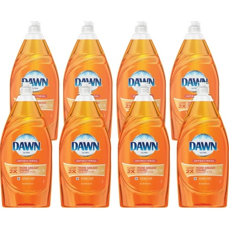UPC 037000916956 product image for Dawn, PGC91695CT, Ultra Antibacterial Dish Liquid, 8 / Carton, Orange | upcitemdb.com