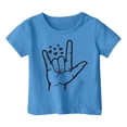 thumbnail image 4 of Hauts de Chandail pour Filles 2t Pack T-Shirt Mode Décontractée Respirante Imprimé, 4 of 4