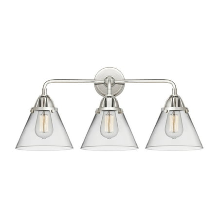 

Innovations Lighting 288-3W-10-26 Cone Vanity Cone 3 Light 26 Wide Vanity Light - Chrome