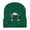 Green, variant on Personality Animal Head Embroidery Knit Beanie Hat for Adult Winter Warm Skull Hats Men's And Women's Matching Printed Autumn/Winter Warm Knitted Hooded Cap One Size