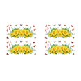 thumbnail image 4 of Bewildely 2 piezas de pegatinas de pared de flores, hojas verdes, decoración extraíble para el hogar, papel tapiz de insectos, póster, Type1 NO1, 4 of 6