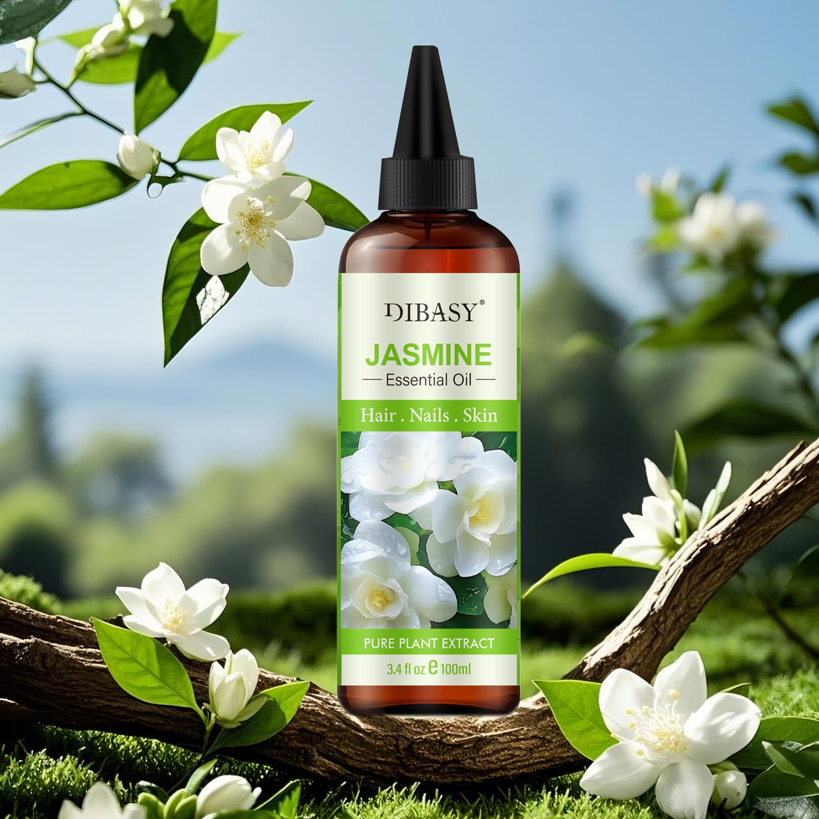 This is a Pre-Mixed Body Massage Oil, No Need to Mix it with a Base Oil, Moisturizing, Hydrating, and Non-Greasy (Jasmine)