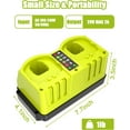 thumbnail image 2 of P117 18V Charger Reemplazo para Batería Ryobi 18V Charger, Estación de Charger Dual Compatible para Batería Ryobi 18V ONE+ Plus de Ion de Litio P100 P102 P103 P104 P105 P106 P107 P108, 2 of 7