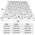thumbnail image 5 of Halloween Ghost Gather Blanket Halloween Throw Blanket Flannel Lightweight Soft Plush Fuzzy Blankets for Bed Sofa Couch Livingroom Chair Car Travel Pet 40"x30", 5 of 6