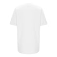 thumbnail image 6 of Fabrcox Women's Linen Tops Short Sleeve Loose Fit Lightweight Women's Button Down Shirt Trendy Travel Beach Spring Summer Blouse Women with Pocket, 6 of 7