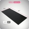 thumbnail image 2 of HolaHatha Lightweight Padded Foam Exercise Mat for Workout Activity, Large, Grey, 2 of 12