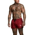 thumbnail image 1 of Seyurigaoka Men's Solid Color Short Pants,Compression Workout Shorts Sportswear, 1 of 8