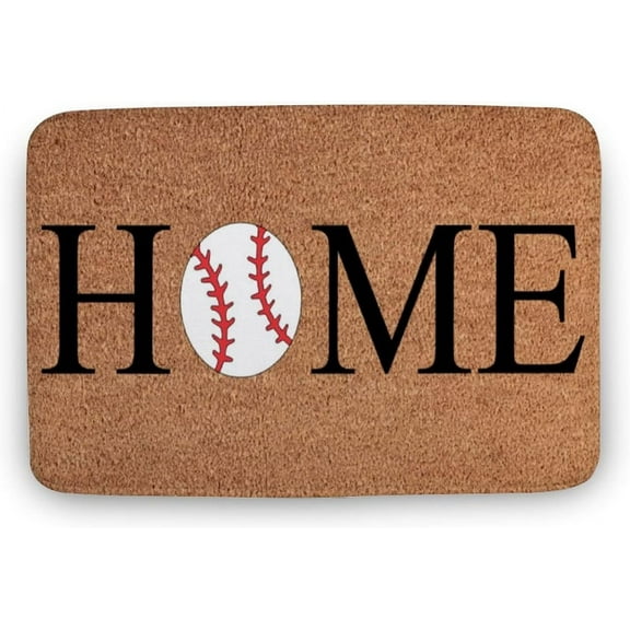 Doormat 16x24 Inch Home Baseball Doormat Gift Birthday Gift Welcome Mat Baseball Season Sports Doormat Home Decor Welcome Mat Indoor Doormat Front Back Door Mat Gift For Women Men