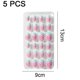 thumbnail image 2 of ZHAOCHENG Uñas postizas para niños, uñas postizas para niñas, uñas postizas de cobertura total, uñas postizas cortas, decoración de uñas, forma 9, 2 of 5