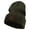 Olive, variant on Cartoon Force Embroidered 12 Inch Long Knitted Beanie - Black OSFM