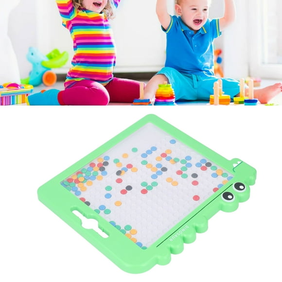 Dot Drawing Board, Dinosaur Shaped Doodle Board with Pen and Beads, Easy to Play, Improve Attention, Hand Eye Coordination, for Children