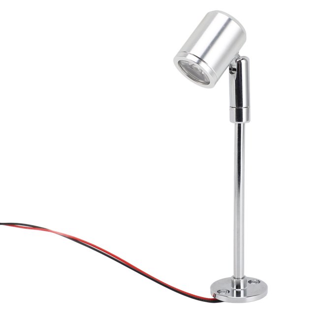 Présentoir à Bijoux Luminaire, Lampe de Poche Réglable en Aluminium Électroplaqué pour Table de Toilette