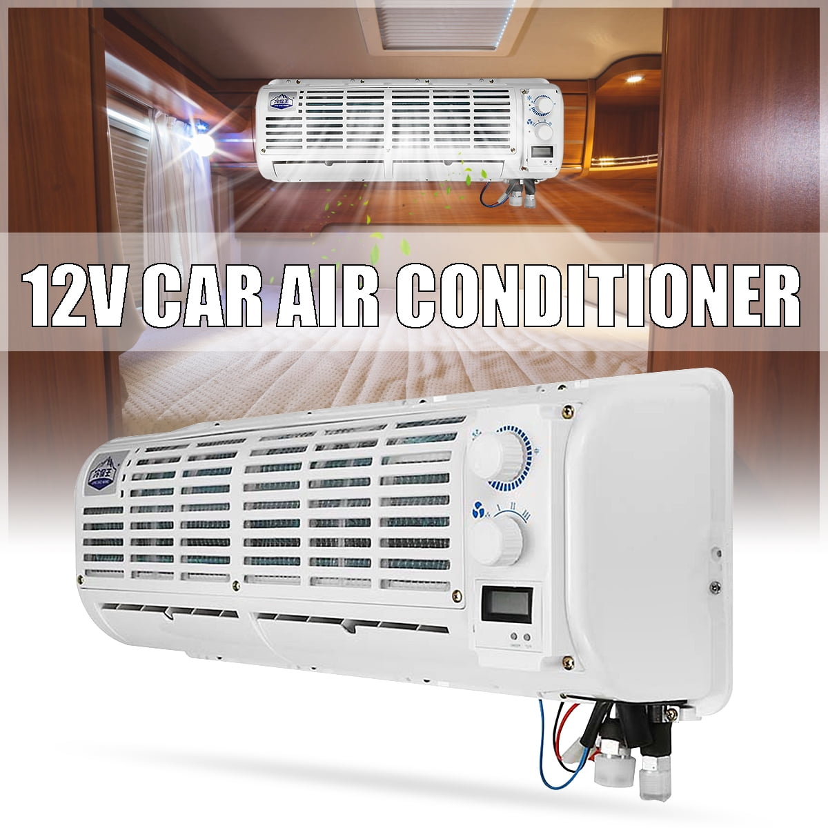 12/24V Universal Wallmounted Car Air Conditioner Cooling Fan For