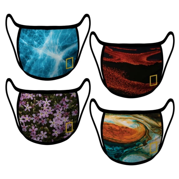 Disney Store National Geographic Cloth Face Mask 4 Pack Kids Youth Size Medium