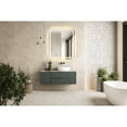 thumbnail image 2 of Altair-6 36x30" Octogan Frameless Modern LED Bathroom Vanity Mirror, 2 of 18