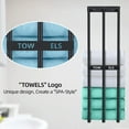 thumbnail image 3 of Toallero Montado en la Pared Advancent Acero Inoxidable Color Negro, 3 of 6