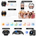 thumbnail image 6 of Minsxk Smart Watch Fits for Android and Iphone, 1.52" HD Fitness Tracker,120+ Sport Modes, Smartwatch with Bluetooth Calls/Answer,Smart Watches for Men Women,Ip68 Waterproof,for Gift Black, 6 of 7