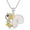 AnimalShapes 5, variant on 925 Sterling Silver Animal Shape Series Opal Necklaces Pendants for Women Elephant/Fox/Lion/Rabbit/Squirrel/Monkey/Owl/Phoenix/Penguin/Swan/Frog/Panda