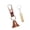 Red bronze, variant on 7829 Clip On Bear Bell Loud Sound forAn1ma1Repelling Alloy Construction Lightweight Keychain for Backpacks and Belts