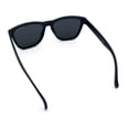 thumbnail image 5 of SA106 Polarized Sport Keyhole Bridge Sunglasses for Men UV400 Lightweight Plastic Matte Black Frame - Black Lens, 5 of 6